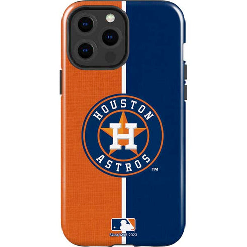 MLB Houston Astros Split iPhone 15 Pro Max Impact Case