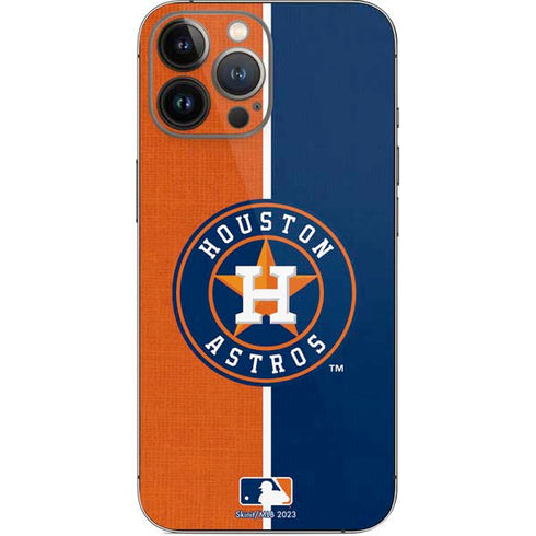 MLB Houston Astros Split iPhone 14 Pro Max Skin