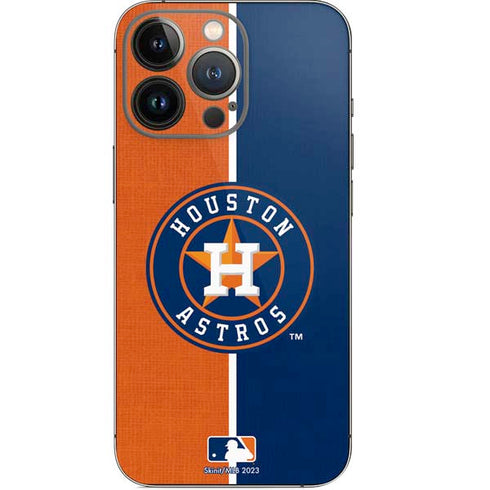 MLB Houston Astros Split iPhone 14 Pro Skin