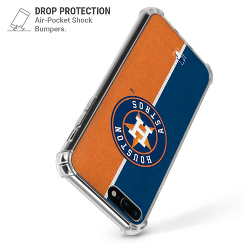 MLB Houston Astros Split iPhone 7/8 Plus Clear Case