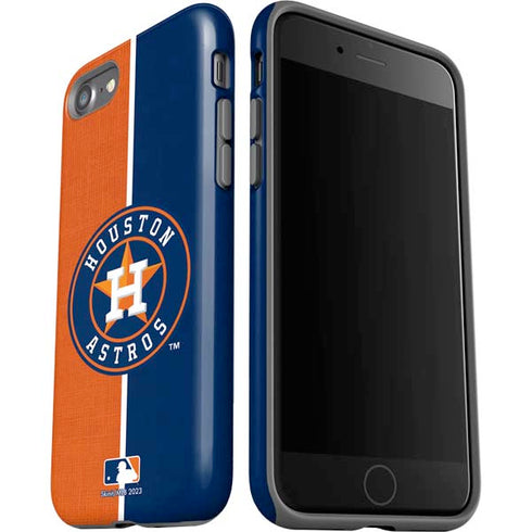 MLB Houston Astros Split iPhone SE (2nd & 3rd Gen) Pro Case