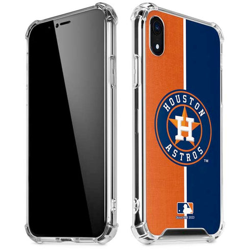 MLB Houston Astros Split iPhone XR Clear Case