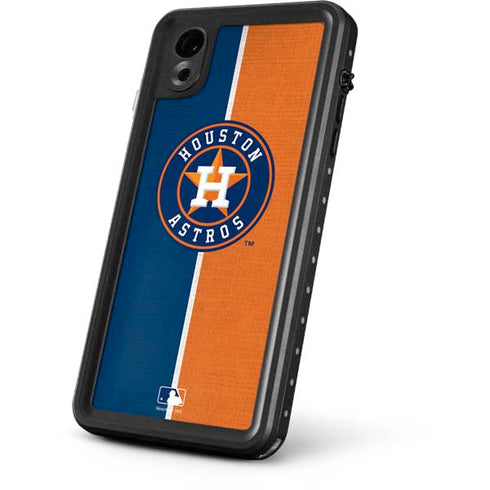 MLB Houston Astros Split iPhone XR Waterproof Case