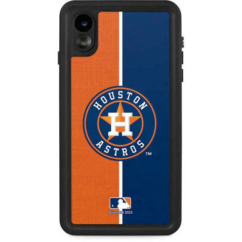 MLB Houston Astros Split iPhone XR Waterproof Case