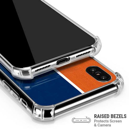 MLB Houston Astros Split iPhone XS Max Clear Case