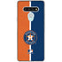 MLB Houston Astros Split LG Stylo 6 Clear Case