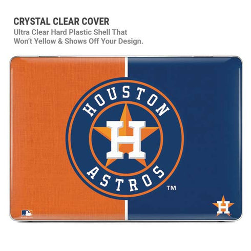 MLB Houston Astros Split MacBook Pro 16in (2021-25) Case plus Skin