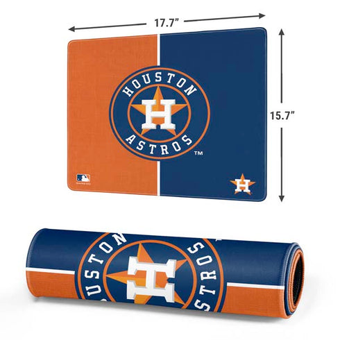 MLB Houston Astros Split Gaming Mouse Pad