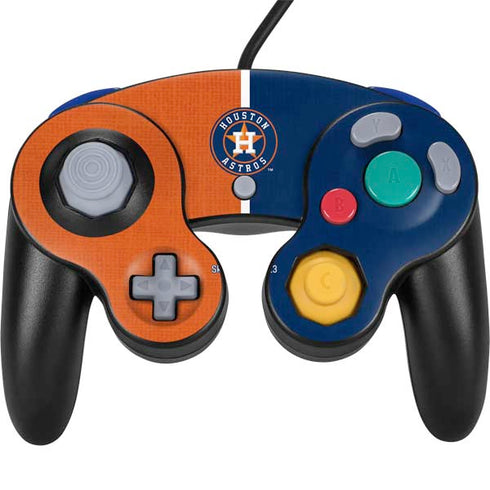 MLB Houston Astros Split Nintendo GameCube Controller Skin