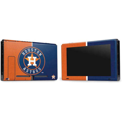 MLB Houston Astros Split Nintendo Switch Bundle Skin
