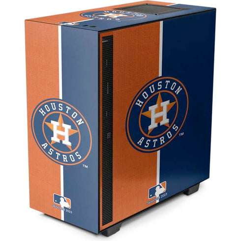 MLB Houston Astros Split NZXT H510 Compact ATX Mid-Tower Case Skin