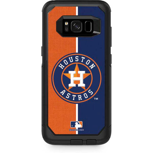 MLB Houston Astros Split Otterbox Commuter Galaxy Skin