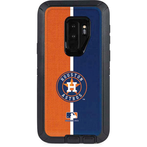 MLB Houston Astros Split Otterbox Defender Galaxy Skin