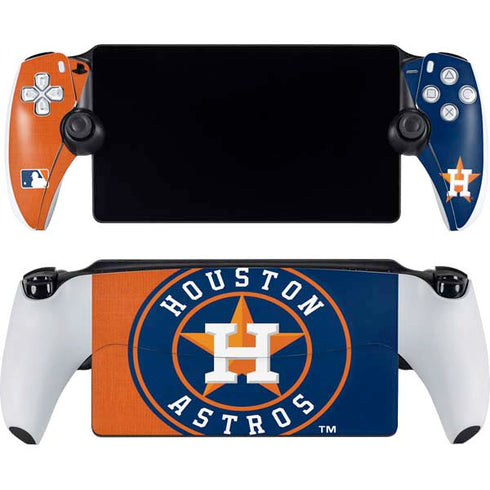 MLB Houston Astros Split PlayStation Portal Remote Player Skin
