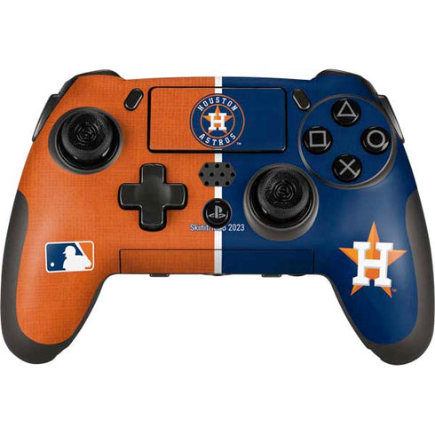 MLB Houston Astros Split PlayStation Scuf Vantage 2 Controller Skin