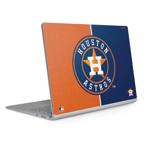 MLB Houston Astros Split Surface Book 2 13.5in Skin
