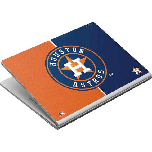 MLB Houston Astros Split Surface Book Skin