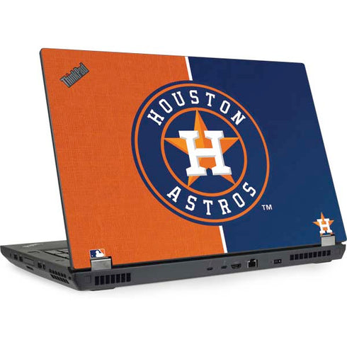 MLB Houston Astros Split Lenovo ThinkPad Skin
