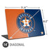 MLB Houston Astros Split Universal Laptop 14in (11.4 x 8.2in) Skin