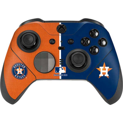 MLB Houston Astros Split Xbox Elite Wireless Controller Series 2 Skin