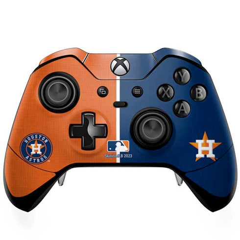 MLB Houston Astros Split Xbox One Elite Controller Skin