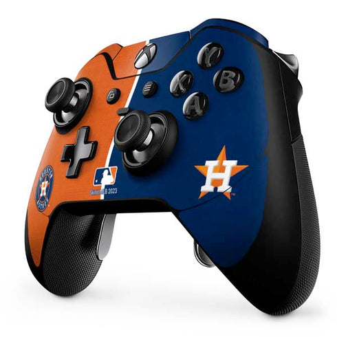 MLB Houston Astros Split Xbox One Elite Controller Skin