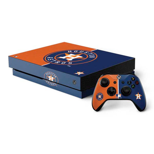 MLB Houston Astros Split Xbox One X Bundle Skin