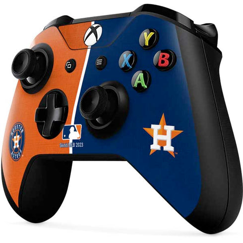 MLB Houston Astros Split Xbox One X Controller Skin