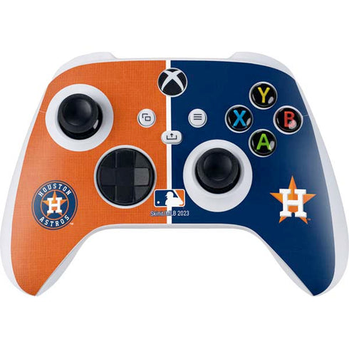 MLB Houston Astros Split Xbox Series S Controller Skin