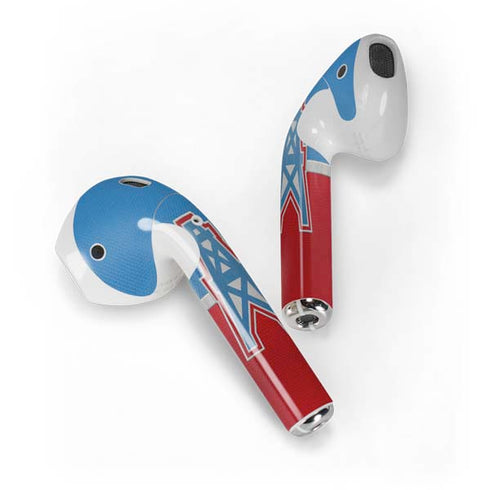 NFL Houston Oilers Vintage Apple AirPods Skin
