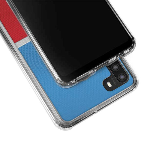 NFL Houston Oilers Vintage Galaxy A21 Clear Case