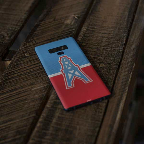 NFL Houston Oilers Vintage Galaxy Note 9 Skin