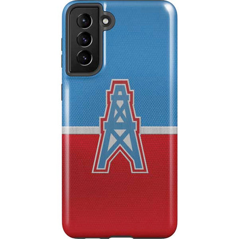 NFL Houston Oilers Vintage Galaxy S21 FE Pro Case
