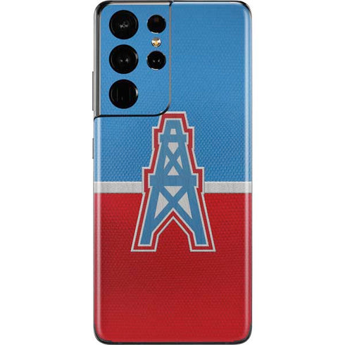 NFL Houston Oilers Vintage Galaxy S21 Ultra 5G Skin