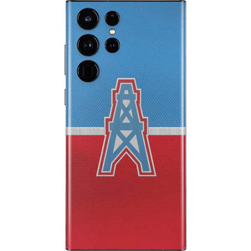 NFL Houston Oilers Vintage Galaxy S22 Ultra Skin