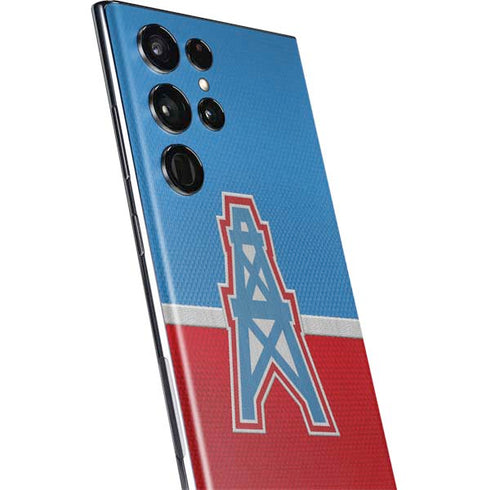 NFL Houston Oilers Vintage Galaxy S22 Ultra Skin