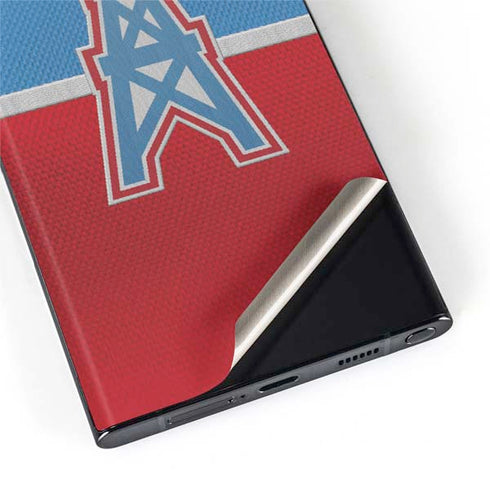 NFL Houston Oilers Vintage Galaxy S22 Ultra Skin