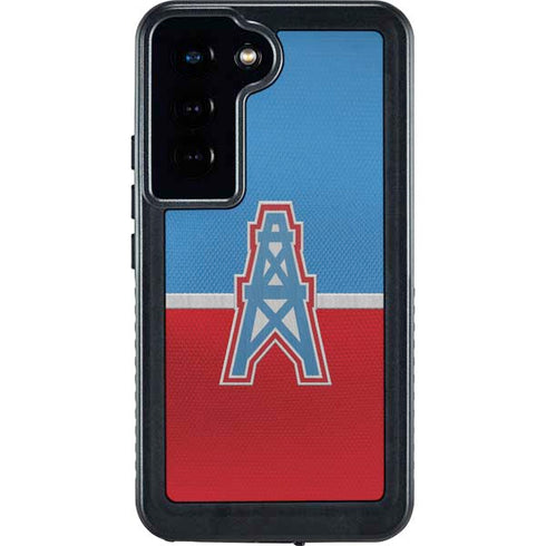NFL Houston Oilers Vintage Galaxy S23 Waterproof Case