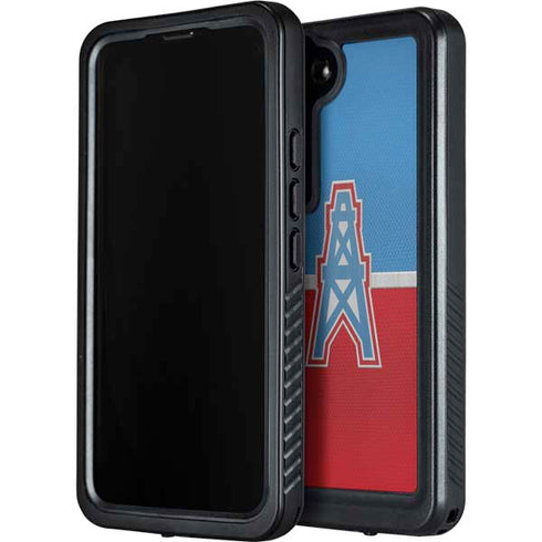 NFL Houston Oilers Vintage Galaxy S23 Waterproof Case