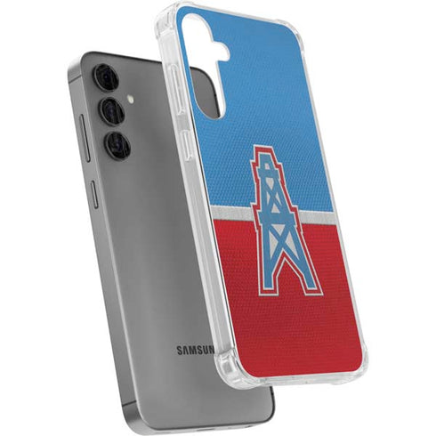 NFL Houston Oilers Vintage Galaxy S24 Plus Clear Case