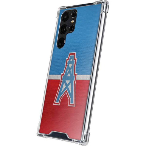 NFL Houston Oilers Vintage Galaxy S24 Ultra Clear Case