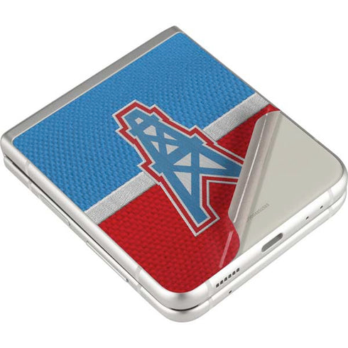 NFL Houston Oilers Vintage Galaxy Z Flip3 5G Skin