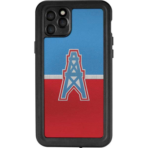 NFL Houston Oilers Vintage iPhone 11 Pro Max Waterproof Case