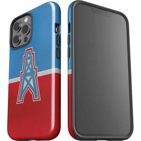 NFL Houston Oilers Vintage iPhone 13 Pro Max Impact Case
