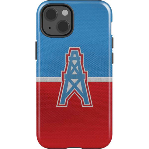 NFL Houston Oilers Vintage iPhone 15 Impact Case