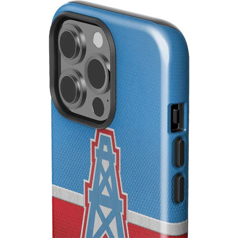 NFL Houston Oilers Vintage iPhone 15 Pro Impact Case