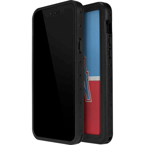 NFL Houston Oilers Vintage iPhone 14 Pro Max Waterproof Case