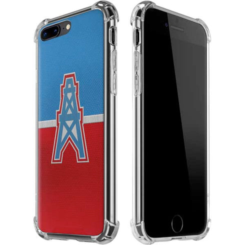NFL Houston Oilers Vintage iPhone 7/8 Plus Clear Case
