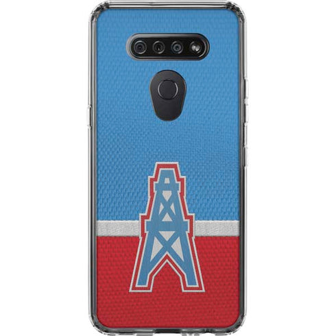 NFL Houston Oilers Vintage LG K51/Q51 Clear Case