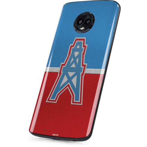 NFL Houston Oilers Vintage Moto G6 Skin